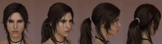 Étude artistique sur la tête de Lara