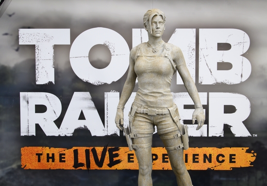 La statue Lara Croft