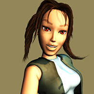 Lara Croft en 1984 (image promotionnelle de TR4)