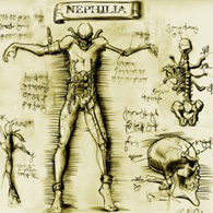 Croquis d'un Nephilim (capture d'écran de TR6)